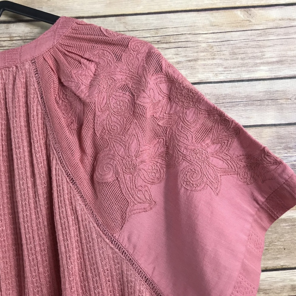 Lucky Brand Floral Drop Needle Blouse (NW4) - Picture 3 of 8